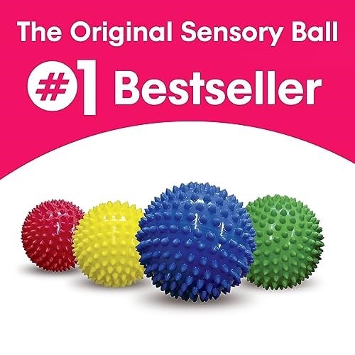 Edushape 10 cm Duyusal Toplar 4lü Paket (Renk Çeşitli)