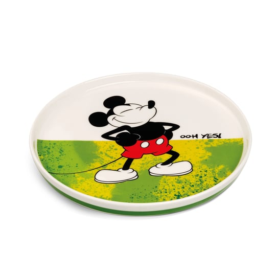 Egan Italy Mickey Mouse Tatlı Tabağı Yeşil