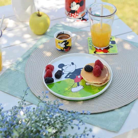 Egan Italy Mickey Mouse Tatlı Tabağı Yeşil