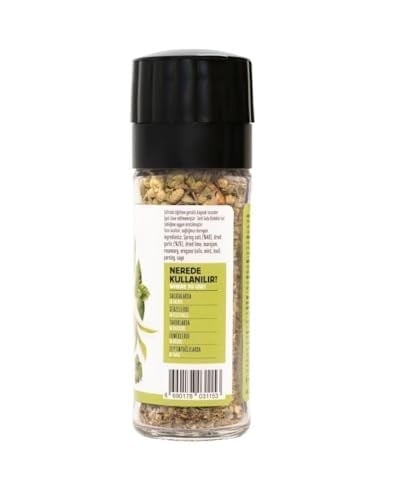 Ege Otlu Sarımsaklı Tuzlu Çeşni 40 gram (Değirmen Kapaklı)