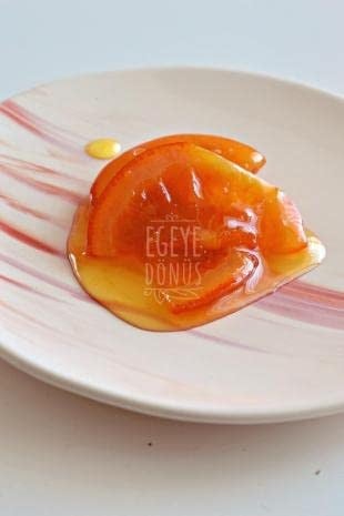 EGEYE DÖNÜŞ Geleneksel Dilim Portakal Reçeli Cam Kavanoz - 450 Gr. (%65-%70 Meyve Oranı)