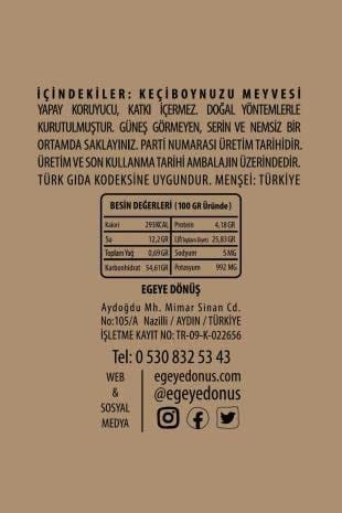 EGEYE DÖNÜŞ Keçiboynuzu Meyvesi Harnup Kurusu - 250 Gr. (Yeni Mahsül - 1. Sınıf - Tane Keçi Boynuzu Bal)