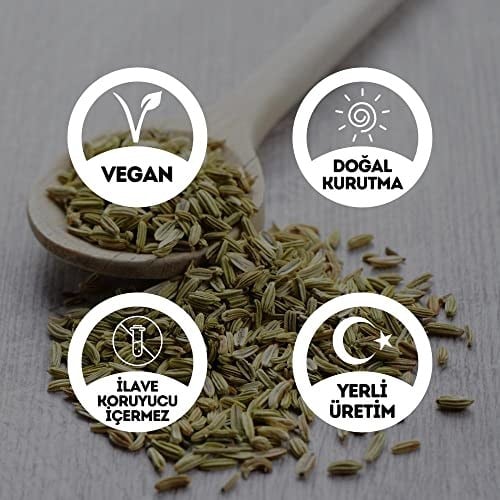 EGEYE DÖNÜŞ Rezene Çayı - 100 Gr. (Rezene Tohumu Bitki Çayı - Anne Bebek Çayı)