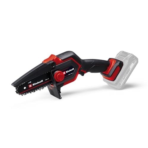 Einhell Akülü Dal Budama Testeresi GE-PS 18/15 Li BL-Solo Power X-Change (18 V, kömürsüz motor, 12,5 cm kesim uzunluğu, aletsiz zincir ve kılavuz değişimi, akü dahil değildir) - 4600040