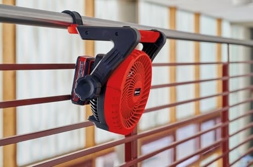 Einhell Akülü Vantilatör GE-CF 18/2200 Li-Solo Power X-Change (18 V, Li-Ion, 3 Kademeli, 360° Dönebilir Başlık) - 3408035