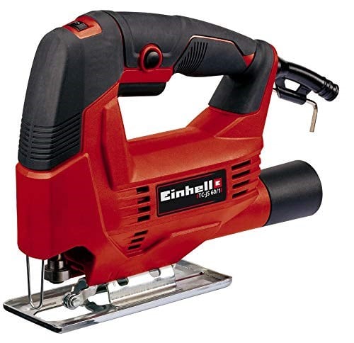 Einhell Dekupaj Testere TC-JS 60/1 (düşük titreşim, devir kontrol elektroniği, aletsiz testere bıçağı değişimi, 45° açıya kadar ke - Seçenekler: 28.4 x 8.7 x 21.3 cm; 2.27 kilogram, Schnitttiefe 60 mm