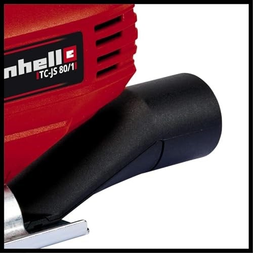 Einhell Dekupaj Testere TC-JS 80/1 (550 W, devir sayısı 1000-3000 d/d, devir kontrol elektroniği, 4 kademeli sarkaç hareketi, toz  - Seçenekler: 28.4 x 8.7 x 21.3 cm; 2.27 kilogram, Schnitttiefe 60 mm