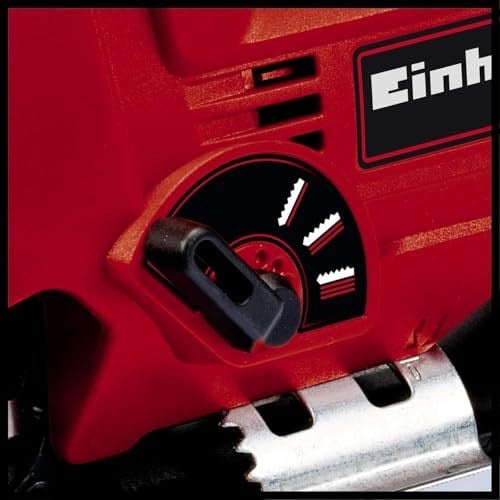 Einhell Dekupaj Testere TC-JS 80/1 (550 W, devir sayısı 1000-3000 d/d, devir kontrol elektroniği, 4 kademeli sarkaç hareketi, toz  - Seçenekler: 28.4 x 8.7 x 21.3 cm; 2.27 kilogram, Schnitttiefe 60 mm