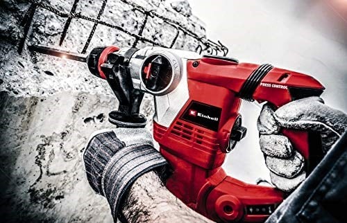 Einhell Kırıcı Delici TE-RH 32 4F Kit (1250 W, 5 joule, betonda 32 mm delme, SDS-Plus, titreşim önleyici sap, E-Box dahil, 3 matkap ucu, sivri ve düz keski) - 4257944