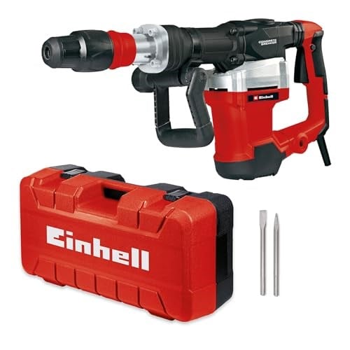 Einhell Kırıcı TE-DH 32 (1.500 W, 32 J Tek Darbe Gücü, SDS-max, Titreşim Azaltıcı Sap + Softgrip, Sivri/Düz Keski + E-Box Dahil) - 4139099