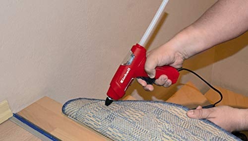 Einhell Silikon Mum Tabancası TC-GG 30 (mekanik tutkal besleme, görünür pencere, destek ayağı, standart, düz ve uzatma başlıkları ile 3 adet tutkal çubuğu dahil) - 4522170