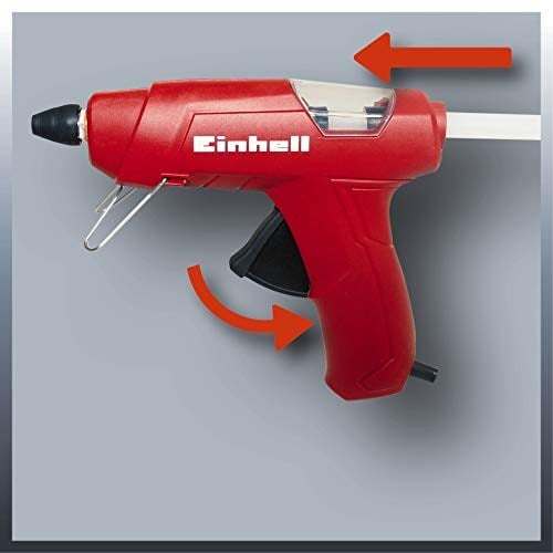 Einhell Silikon Mum Tabancası TC-GG 30 (mekanik tutkal besleme, görünür pencere, destek ayağı, standart, düz ve uzatma başlıkları ile 3 adet tutkal çubuğu dahil) - 4522170