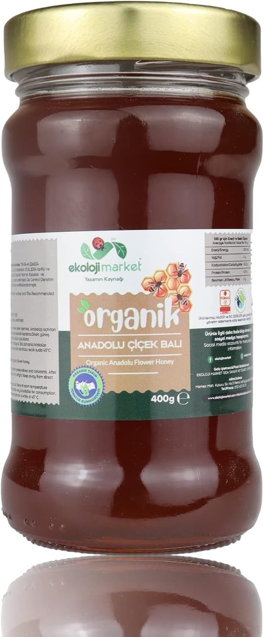 Ekoloji Market Organik Anadolu Çiçek Balı 400 Gr