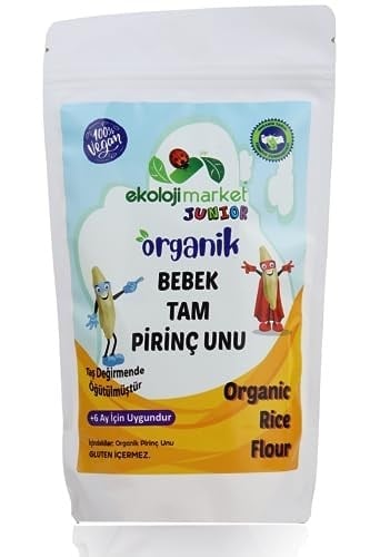 Ekoloji Market Organik Bebek Glutensiz Tam Pirinç Unu