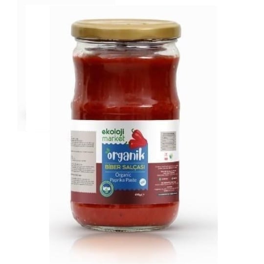 Ekoloji Market Organik Glutensiz Acı Biber Salçası Tuzsuz 610 gr