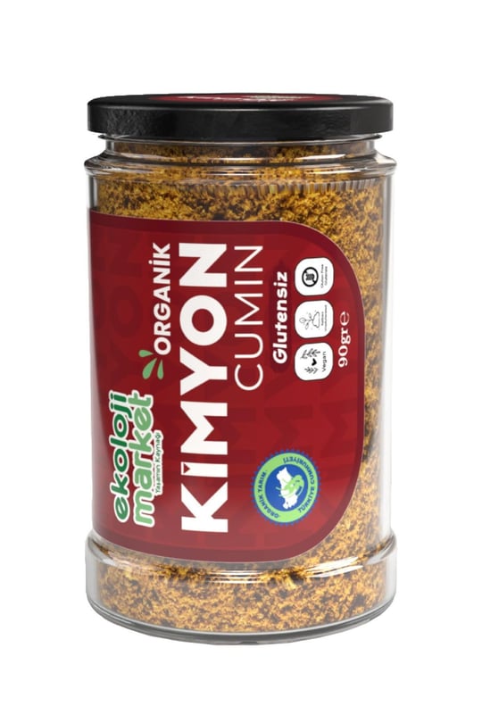 Ekoloji Market Organik Glutensiz Kavanoz Kimyon Toz 90 gr