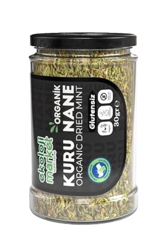 Ekoloji Market Organik Glutensiz Kavanoz Nane 30 gr