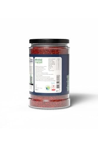 Ekoloji Market Organik Glutensiz Kavanoz Pul Biber Acı 80 gr