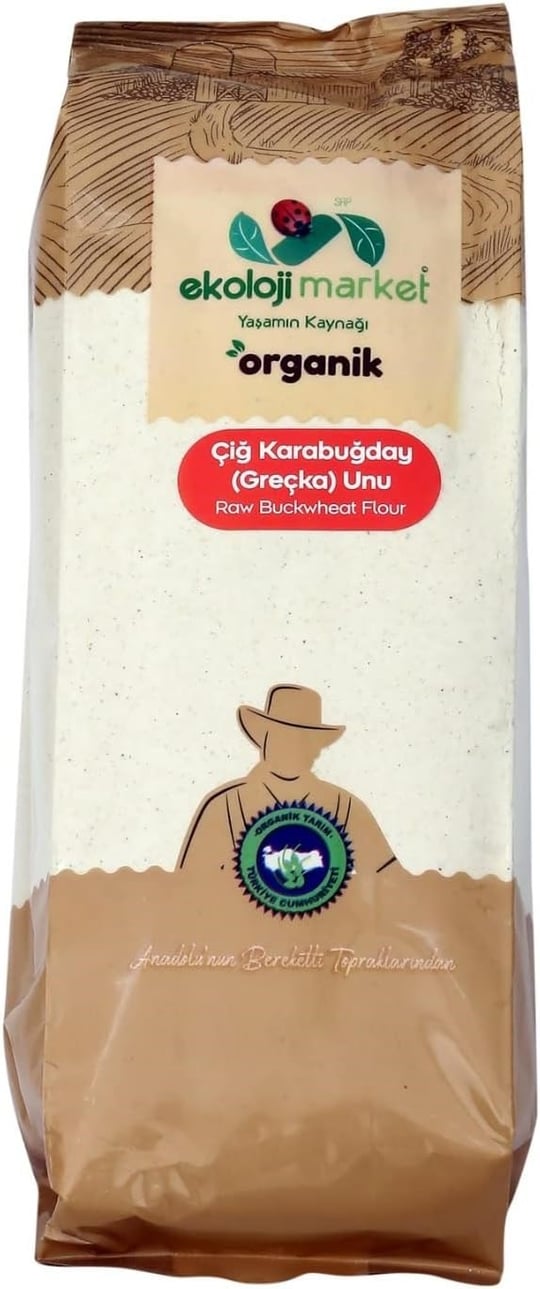 Ekoloji Market Organik Pirinç Unu 750 Gr - Seçenekler: Pirinç, Mısır, Tam Buğday, Çavdar, Karabuğday, Nohut, Soya...
