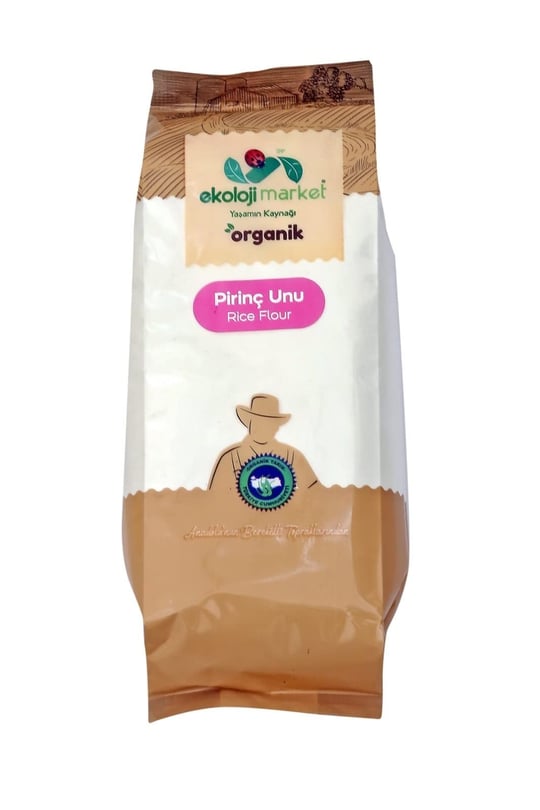 Ekoloji Market Organik Pirinç Unu 750 Gr - Seçenekler: Pirinç, Mısır, Tam Buğday, Çavdar, Karabuğday, Nohut, Soya...
