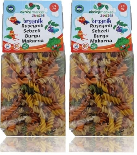 Ekoloji Market Organik Ruşeymli Sebzeli Burgu Makarna (2 paketi)