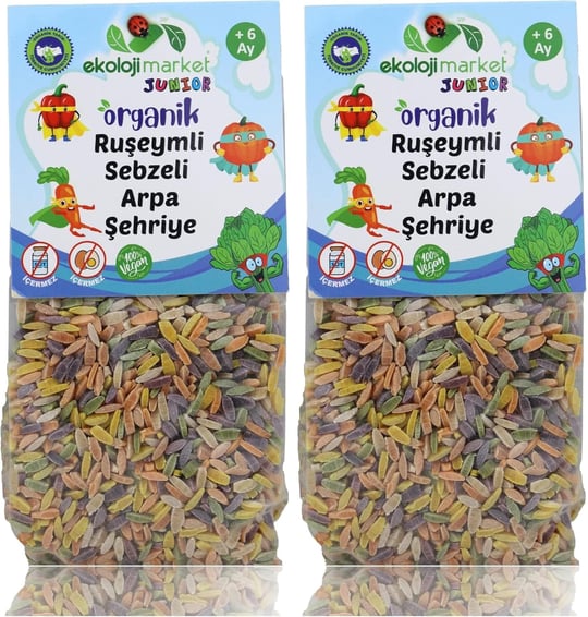 Ekoloji Market Organik Ruşeymli Sebzeli Arpa Şehriye