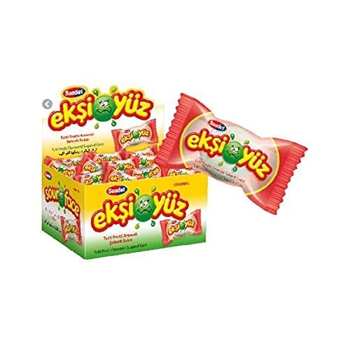 EKŞİYÜZ Şekerli Sakız 100lü Kutu Tutti Frutti