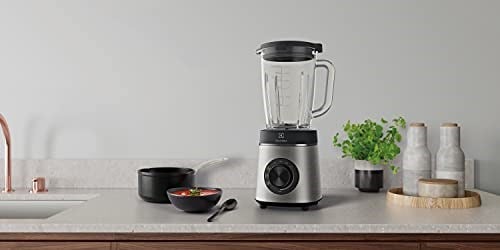 Electrolux E6TB1-6ST Explore 6 Sürahili Blender 1400W Paslanmaz Çelik 1.75L | Cam Sürahi, TruFlow® Bıçak Teknolojisi, Buz Kırma, Sıcak ve Soğuk Karışımlar, Değişken Hız Kontrolü, Pulse Fonksiyonu