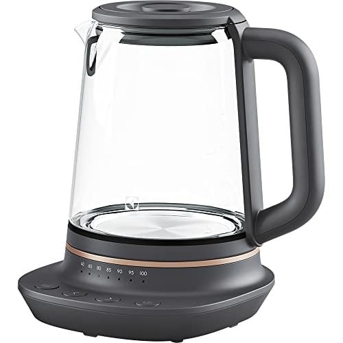 Electrolux E7GK1-8BP Explore 7 Cam Kettle | 1.7L Kapasite, Demlik Sepeti, Ayarlanabilir Sıcaklık, Sıcak Tutma, Cam Gövde | Çay, Kahve ve Sıcak İçecekler İçin