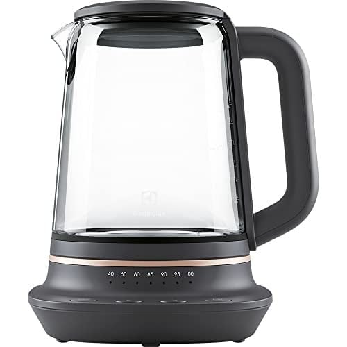 Electrolux E7GK1-8BP Explore 7 Cam Kettle | 1.7L Kapasite, Demlik Sepeti, Ayarlanabilir Sıcaklık, Sıcak Tutma, Cam Gövde | Çay, Kahve ve Sıcak İçecekler İçin