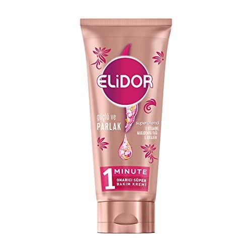 Elidor 1 Minute Onarıcı Süper Saç Bakım Kremi Güçlü ve Parlak 170 ml