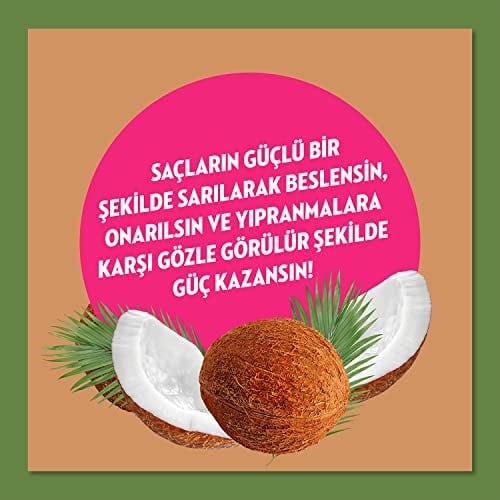 Elidor Güçlü Saç Uçları için Hindistan Cevizi Saç Yağı 1 Paket (1 x 80 ml)