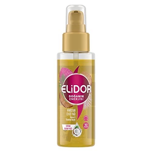 Elidor Güçlü Saç Uçları için Hindistan Cevizi Saç Yağı 1 Paket (1 x 80 ml)