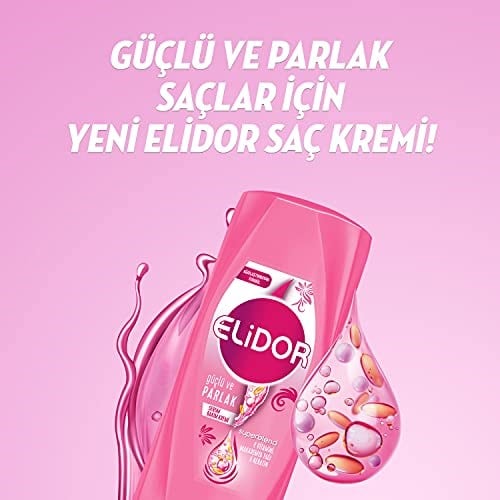 Elidor Superblend Serum Bakım Kremi Güçlü ve Parlak Saçlar Vitamin E Macamadia Yağı Keratin 500 ML