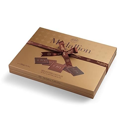 Elit Çikolata Medallion Collection Madlen Çikolata Altın Kutu 288g