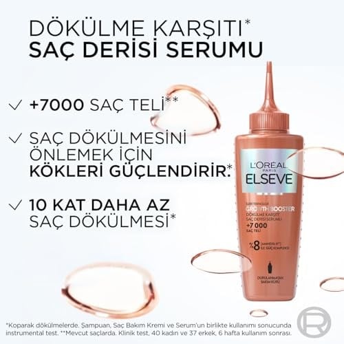 ELSEVE Growth Booster Dökülme Karşıtı Saç Bakım Serumu 102ml