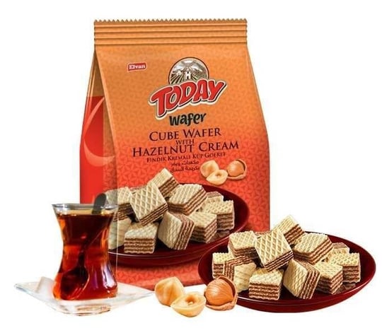 Elvan Today Küp Gofret Fındıklı 200Gr. (1 Paket)