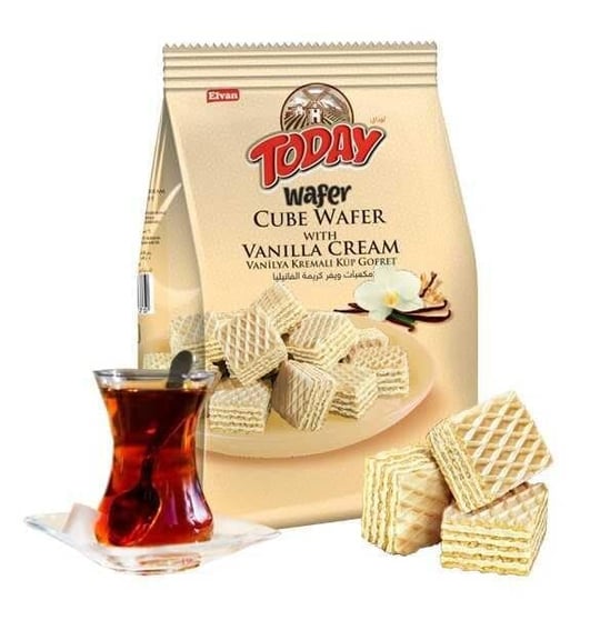 Elvan Today Küp Gofret Vanilyalı 200Gr. (1 Paket)