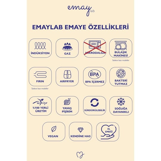 Emaylab Cupid Emaye Şekerlik