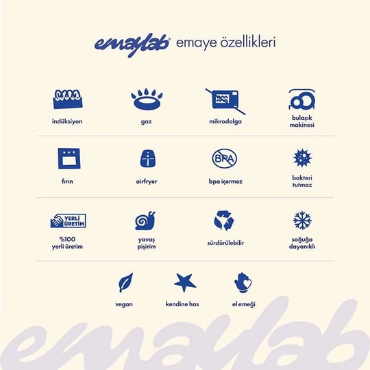 Emaylab Rebel Bow Emaye Kupa