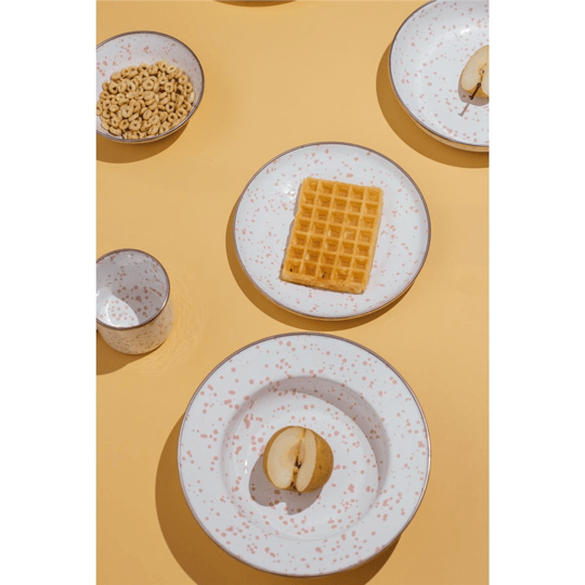 Emaylab Speckles Çukur Makarna Ve Salata Tabağı 24cm