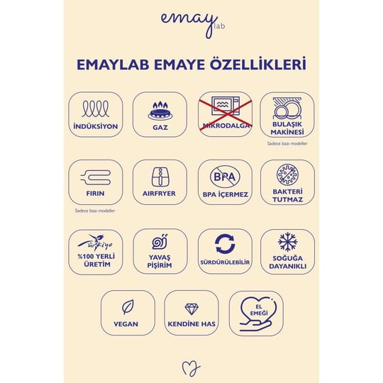 Emaylab Star Emaye Çukur Makarna Ve Salata Tabağı
