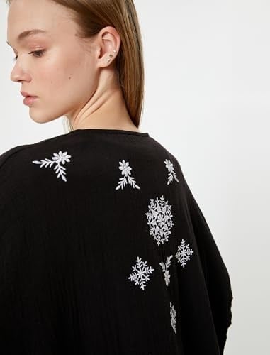 Embroidered Oversized Kimono