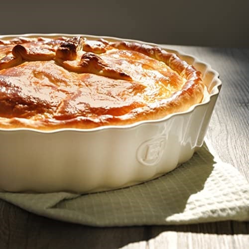 Emile Henry 11 inç/2.1 litre Derin tart tabağı, Toskana