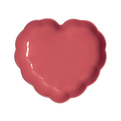 Emile Henry Kalp şeklinde kek kalıbı, kalp şeklinde, seramik, pembe