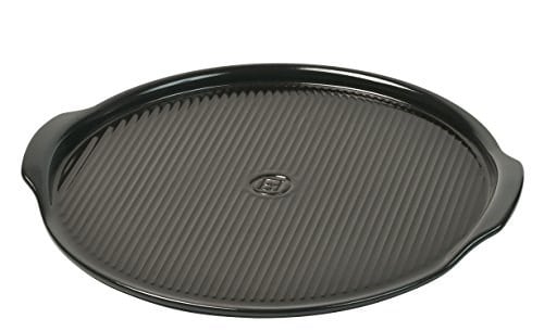 Emile Henry pizza taşı seramik 37 x 37 cm, seramik, karbon, 37x37x3 cm