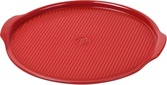 Emile Henry pizza taşı seramik 37 x 37 cm, seramik, karbon, 37x37x3 cm