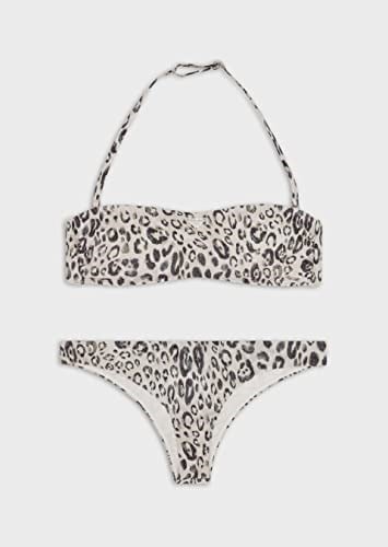 Emporio Armani Kadın Lurex Dokulu İplik Brezilya Bikini Seti