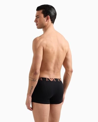 EMPORIO ARMANI Man Bold Monogram 3lü Paket Gövde Siyah XL