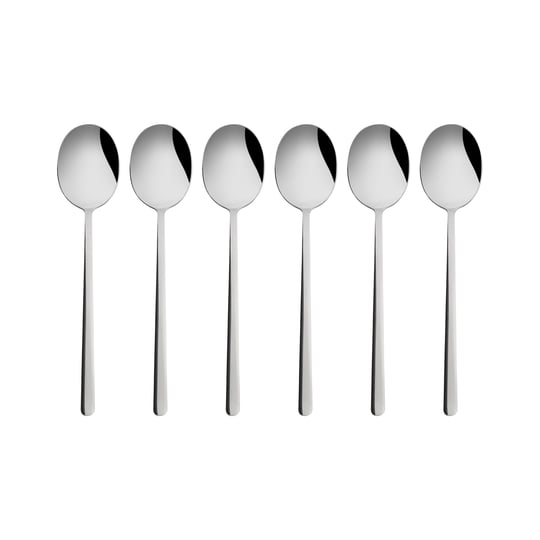 Emsan Bead 6lı Tatlı Kaşığı Seti Platin